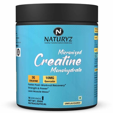 Naturyz Micronized Creatine Monohydrate, Unflavoured 0.55 lb