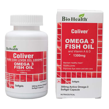 Bio Health Coliver 1000mg, 100 softgels