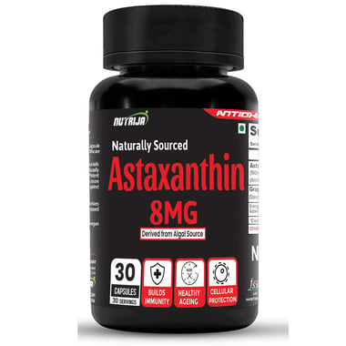 NutriJa Astaxanthin 8mg,  30 capsules 