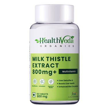 Health Veda Organics Milk Thistle,  60 tablet(s) 