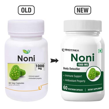 Biotrex Noni (1000 mg), 60 capsules Unflavoured