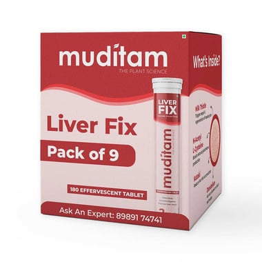 Muditam Liver Fix (Pack of 9),  20 tablet(s) 