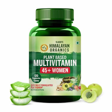 Vlado's Himalayan Organics Plant Based Multivitamin Women 45+, 120 tablet(s) Unflavoured