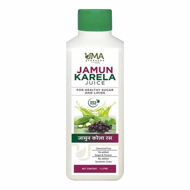 Uma Ayurveda Jamun Karela Juice,  100% Pure  1 L 