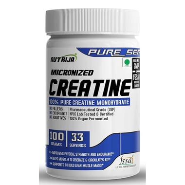 NutriJa Micronized Creatine, Unflavoured 0.22 lb