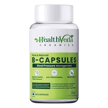Health Veda Organics B-Capsules, 60 capsules