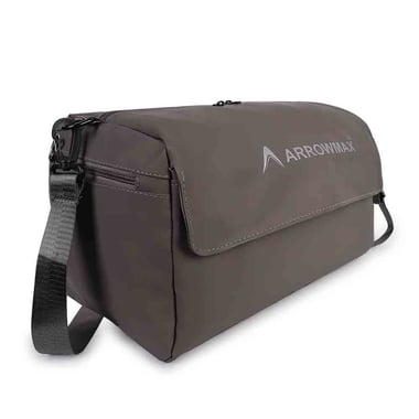 Arrowmax Gym Travel Bag with Shoe Compartment, Brown