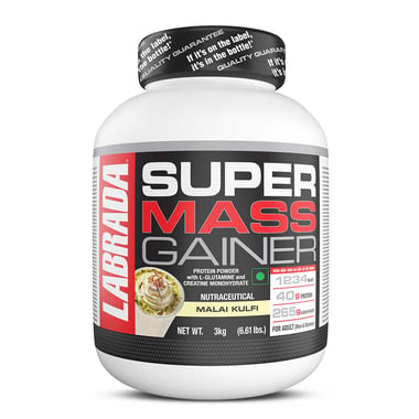Labrada Super Mass Gainer, 6.61 lb Malai Kulfi