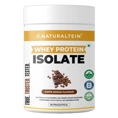 NATURALTEIN Whey Protein Isolate,  0.66 lb  Caffe Mocha 