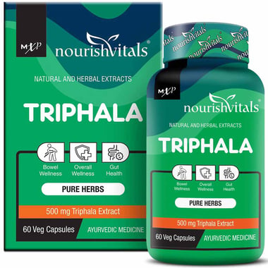 NourishVitals Triphala,  60 veggie capsule(s) 