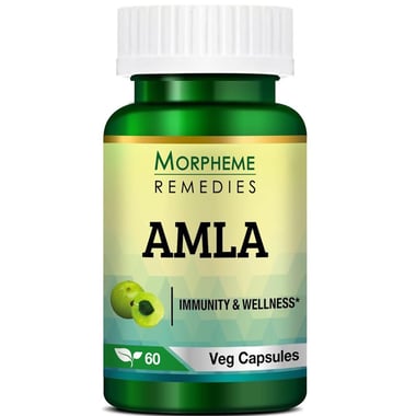 Morpheme Remedies Amla (500 mg), 60 veggie capsule(s)