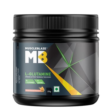 MuscleBlaze L-Glutamine,  0.55 lb  Fruit Punch 