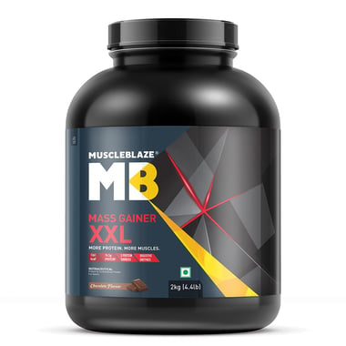 MuscleBlaze Mass Gainer XXL, 4.4 lb Chocolate
