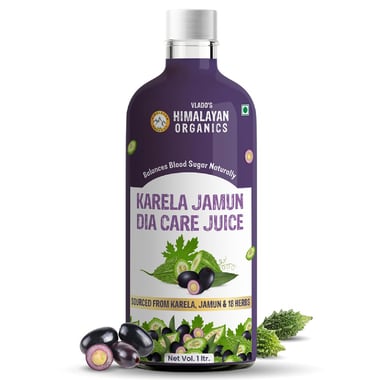 Vlado's Himalayan Organics Karela Jamun Dia Care Juice,  Unflavoured  1 L 