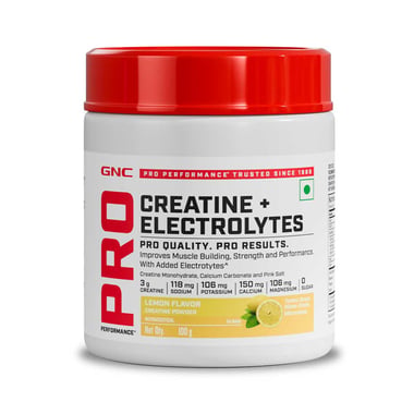 GNC Pro Performance Creatine+ Electrolytes,  Lemon  0.22 lb 