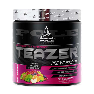 Pole Nutrition Teazer Pre Workout, 0.59 lb Fruit Punch