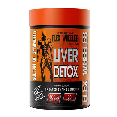Flex Wheeler Nutrition Liver Detox 800mg, 90 veggie capsule(s)