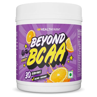 Healthfarm Beyond BCAA,  0.79 lb  30 Servings  Blood Orange 