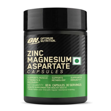 ON (Optimum Nutrition) Zinc Magnesium Aspartate (ZMA),  60 capsules 