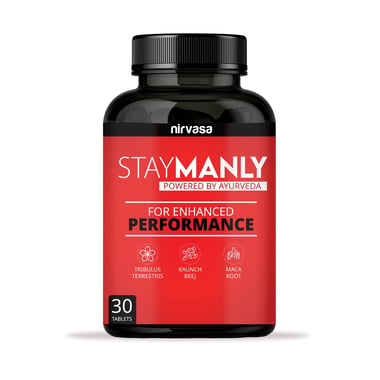 Nirvasa StayManly, 30 tablet(s) Unflavoured