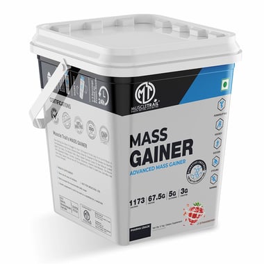 Muscle Trail Advanced Mass Gainer,  11.24 lb  Strawberry 