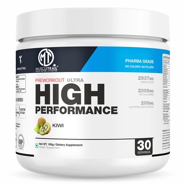 Muscle Trail Pre-Workout Ultra High-Performance, 0.36 lb Kiwi