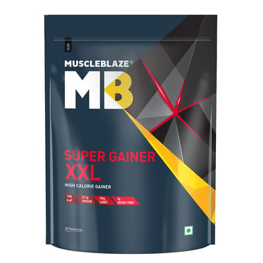 MuscleBlaze Super Gainer XXL, 4.4 lb Chocolate