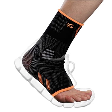 Tynor Ankle Support Air Pro, Black/Orange Large
