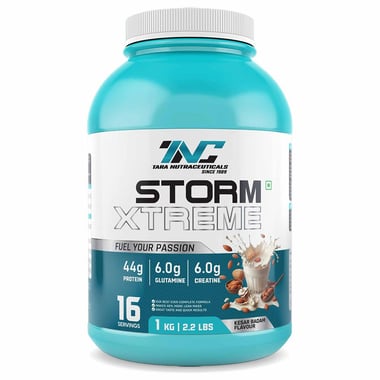 Tara Nutraceuticals Storm Xtreme,  2.2 lb  Kesar Badam 