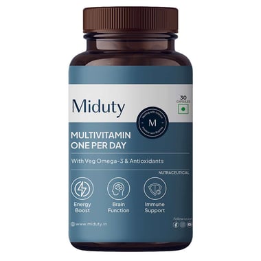 Miduty Multivitamin One Per Day, 30 capsules Unflavoured