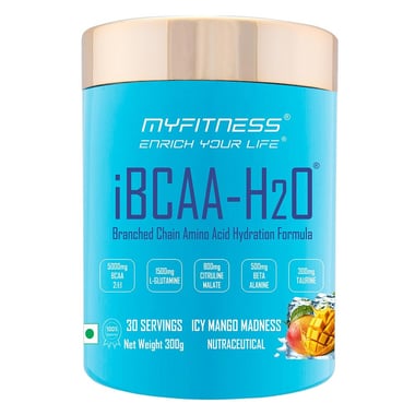 Myfitness By Paradise iBCAA-H2O,  0.66 lb  30 Servings  Icy Mango Madness 