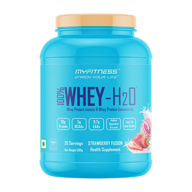 Myfitness By Paradise 100% WHEY-H2O Protein Isolate, 1.1 lb Strawberry Fusion