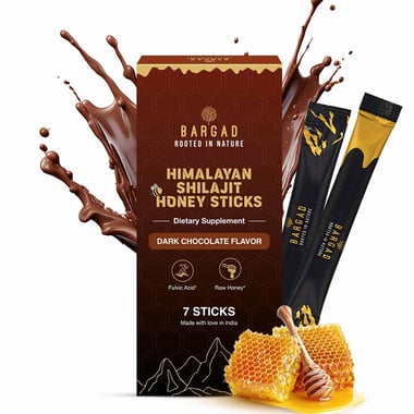 Bargad Himalayan Shilajit Honey Sticks Dark Chocolate Flavour, 7 Stick(s)
