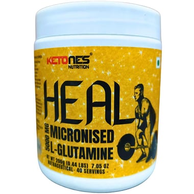 Ketones Heal 5000mg Micronized L-Glutamine, 0.44 lb Unflavoured