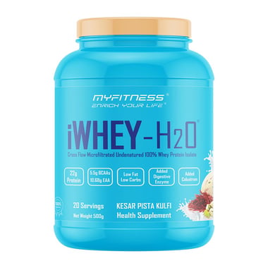 Myfitness By Paradise iWHEY- H2O, 1.1 lb Kesar Pista Kulfi