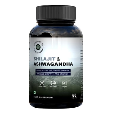 CUREFOREVER Shilajit & Ashwagandha,  60 tablet(s) 
