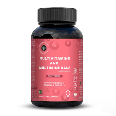CUREFOREVER Multivitamins and Multiminerals for Women,  60 tablet(s)  Unflavoured 