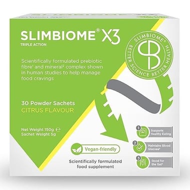 Slimbiome X3 Triple Action, 30 sachets/pack Citrus