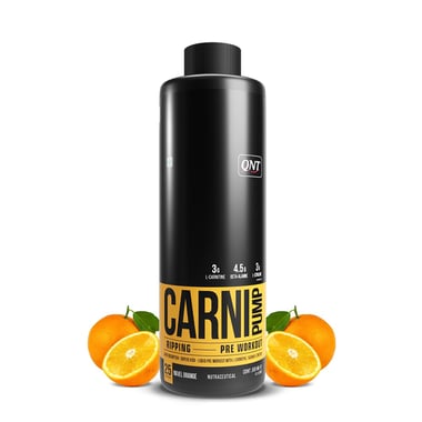 QNT Carnipump Ripping Pre-workout, 500 ml Navel Orange