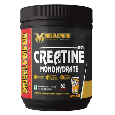 Musclemend 100% Creatine Monohydrate, Orange 0.55 lb