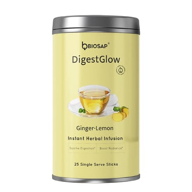 BIOSAP Digestglow,  Ginger-Lemon  25 Stick(s) 