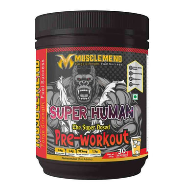Musclemend The Super Dosed Pre-Workout, 0.59 lb Mango