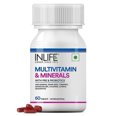 INLIFE Multivitamin & Minerals, 60 tablet(s) Unflavoured