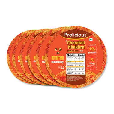 Prolicious Khakhra, Chorafali (Pack of 6) 170 g