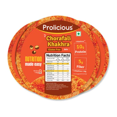 Prolicious Khakhra,  Chorafali (Pack of 3)  170 g 