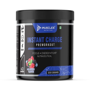 iMuscles Nutrition Instant Charge Pre Workout,  0.44 lb  Mixed Berries 