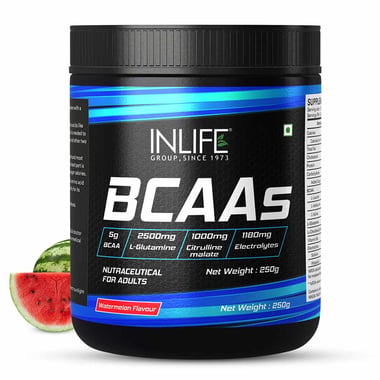 INLIFE BCAAs, 0.55 lb 19 Servings Watermelon
