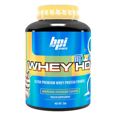 BPI Sports Whey-HD Ultra Premium,  4.4 lb  American Icecream 