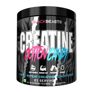 BLACK BEAST Creatine,  Cotton Candy  0.64 lb 