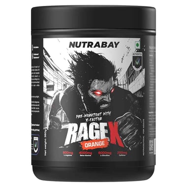 Nutrabay RageX Pre Workout, 0.79 lb Orange